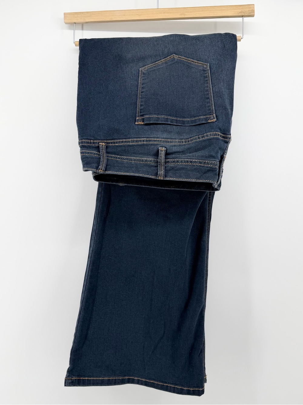 Torrid 28S Luxe Slim Boot Jeans Womens Short Plus Super‎ Stretch Mid Rise Blue